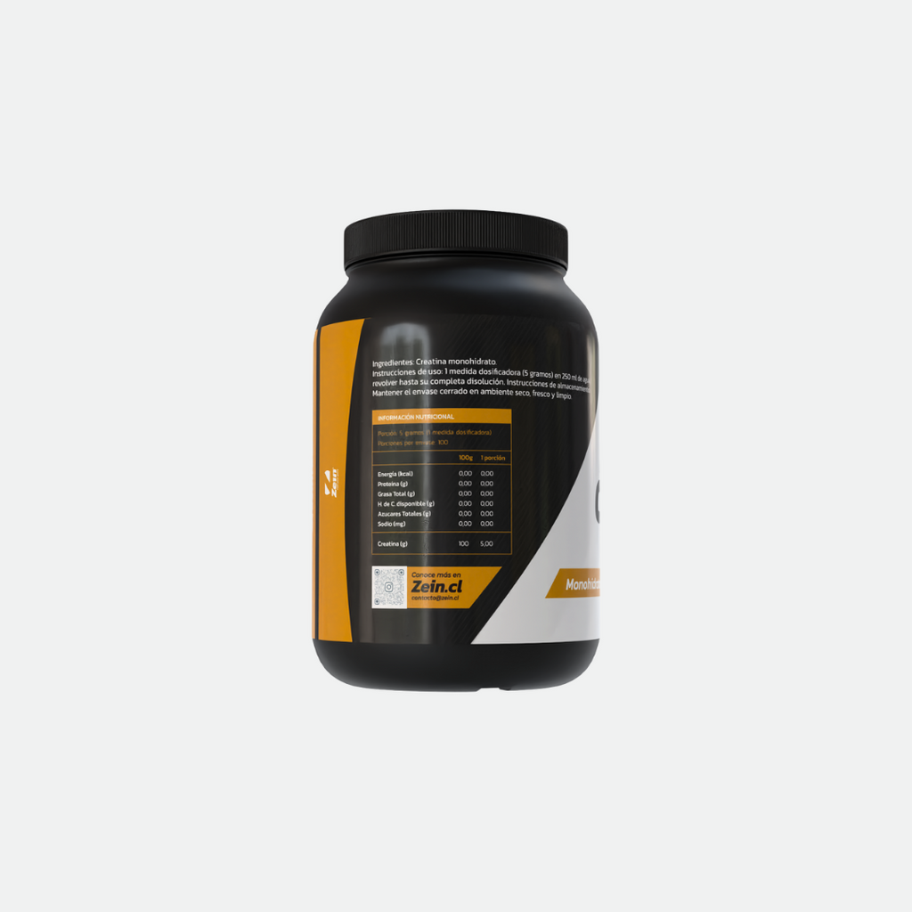 Creatina 100% Monohidratada 1Kg Natural- Zein