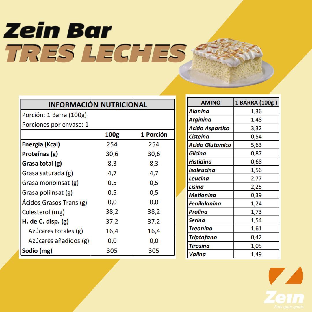 BOX DE 12 BARRAS DE PROTEINA 100GR - ZEIN BAR