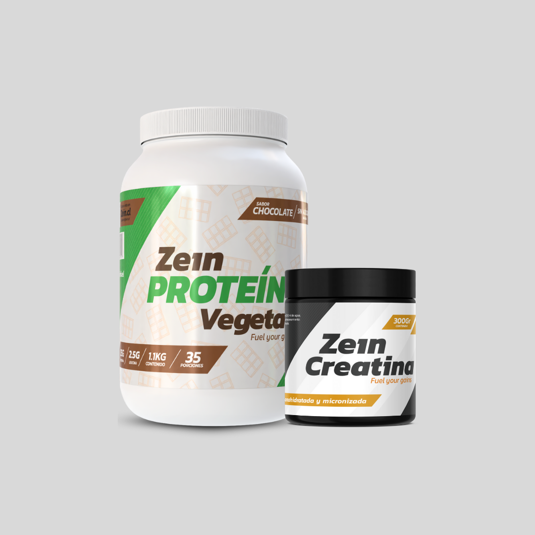 Pack Proteína Vegetal 1,1kg + Creatina 300gr (sin sabor)