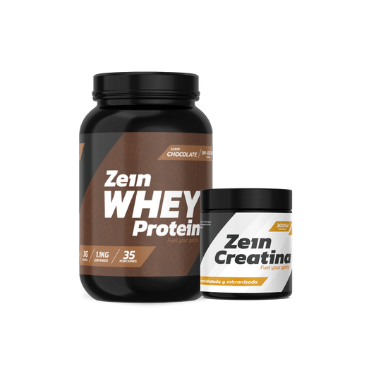 Pack Proteína Whey 1,1kg + Creatina 300gr (sin sabor)
