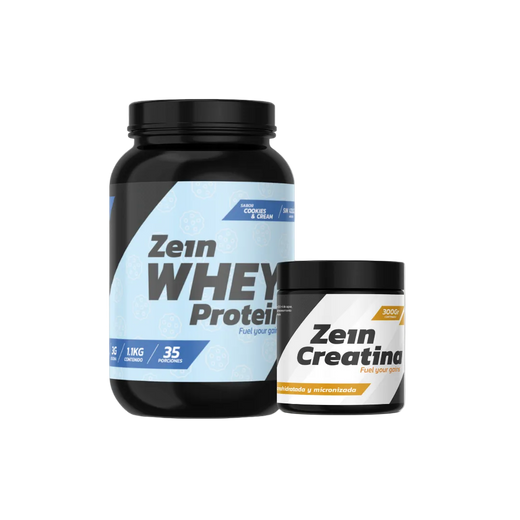 Pack Proteína Whey 1,1kg + Creatina 300gr (sin sabor)