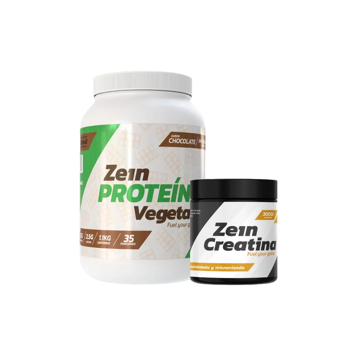 Pack Proteína Vegetal 1,1kg + Creatina 300gr (sin sabor)