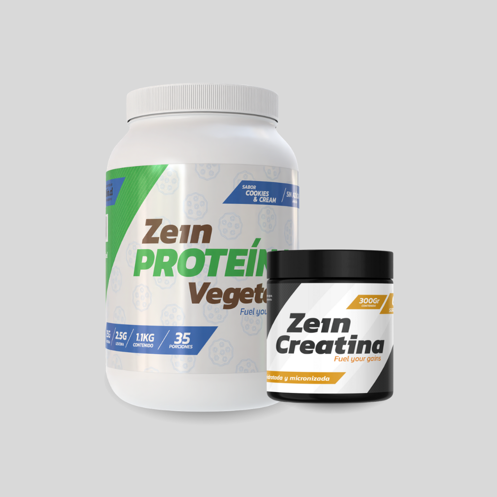 Pack Proteína Vegetal 1,1kg + Creatina 300gr (sin sabor)