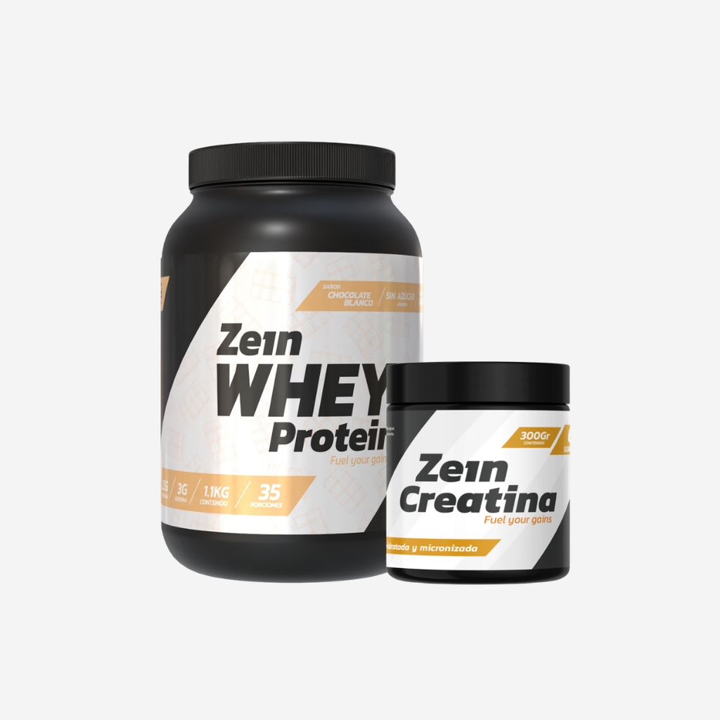 Pack Proteína Whey 1,1kg + Creatina 300gr (sin sabor)